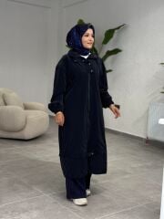 ESRA DAĞLIOĞLU TRENÇKOT LACİVERT