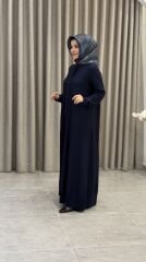 TIĞ TRİKO NERVÜR DETAYLI HIRKA LACİVERT