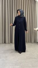 TIĞ TRİKO NERVÜR DETAYLI HIRKA LACİVERT