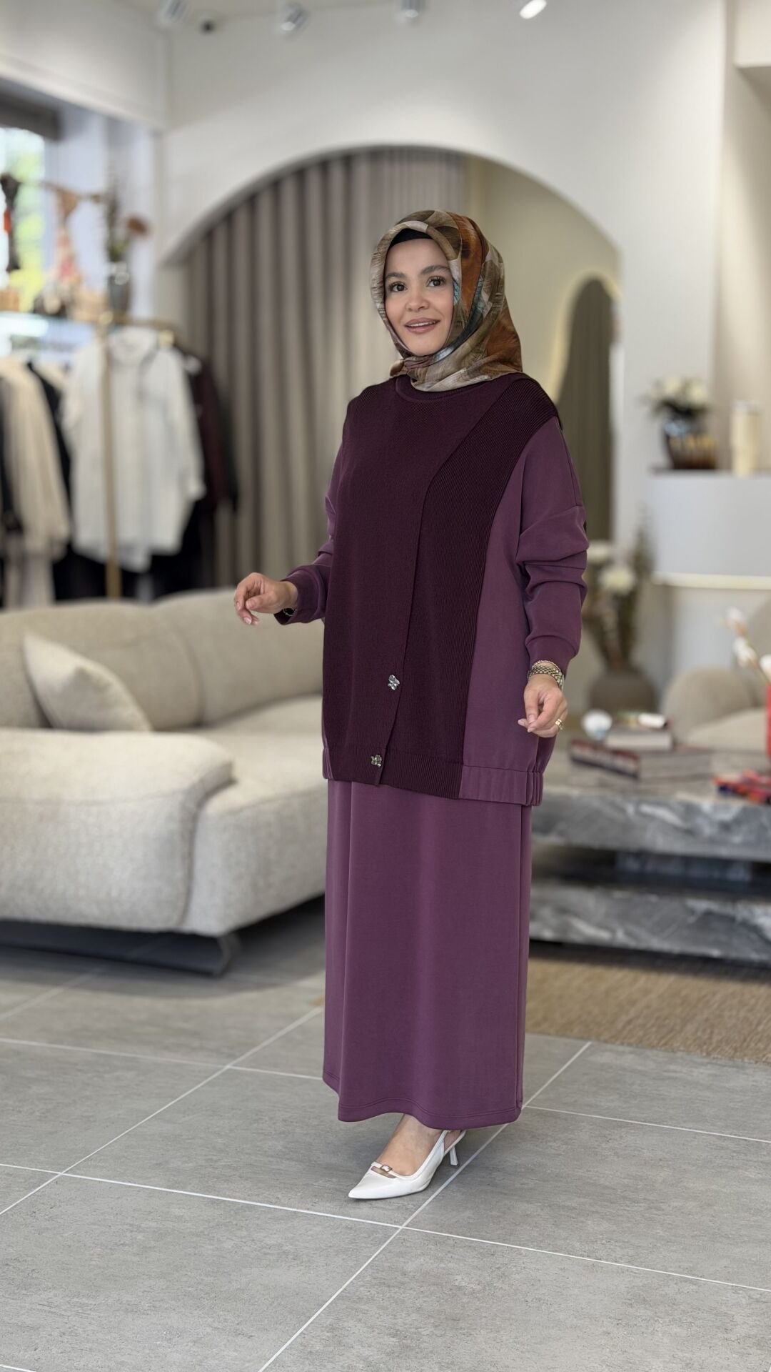 TIĞ TRİKO OYSHO KUMAŞ TRİKO TAKIM BORDO