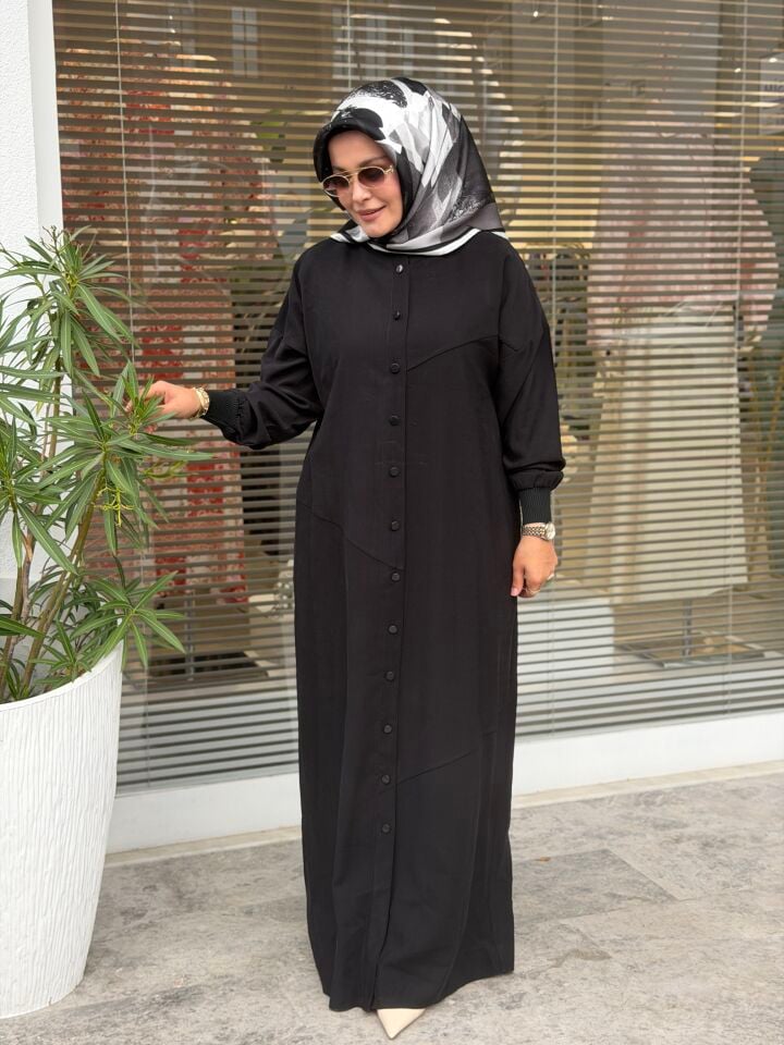 KADO CEPLİ ÖNDEN DÜĞMELİ KAP SİYAH