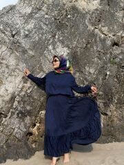 CİNDRELLA ETEK LACİVERT