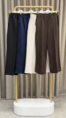 ARMİNE TREND SCUBA PANTOLON KAHVE