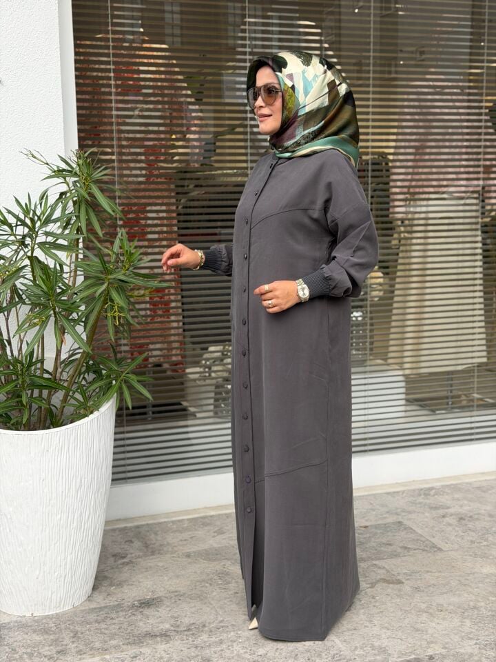 KADO CEPLİ ÖNDEN DÜĞMELİ KAP GRİ