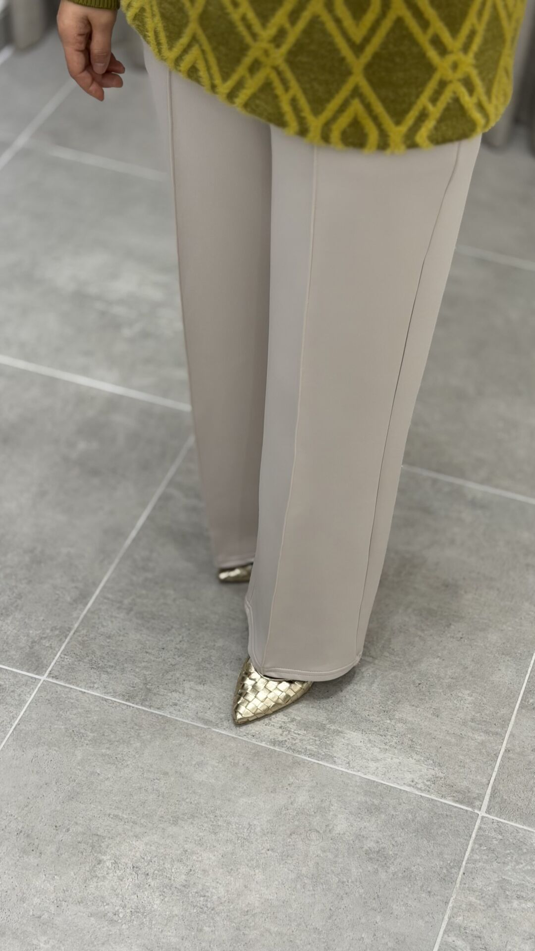 ARMİNE TREND SCUBA PANTOLON BEJ