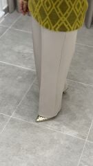 ARMİNE TREND SCUBA PANTOLON BEJ