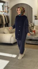 TIĞ TRİKO OYSHO KUMAŞ TRİKO PANTOLONLU TAKIM LACİVERT