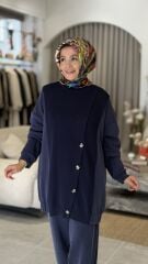 TIĞ TRİKO OYSHO KUMAŞ TRİKO PANTOLONLU TAKIM LACİVERT