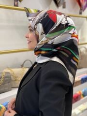 AKER SURA İPEK EŞARP