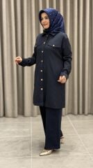 ARMİNE TREND SCUBA PANTOLON LACİVERT