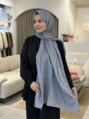 İMANNOOR MONOGRAM İMZA JAKAR ŞAL GRİ