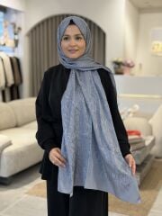 İMANNOOR MONOGRAM İMZA JAKAR ŞAL GRİ