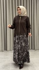 ARMİNE DESENLİ ETEKLİ TAKIM