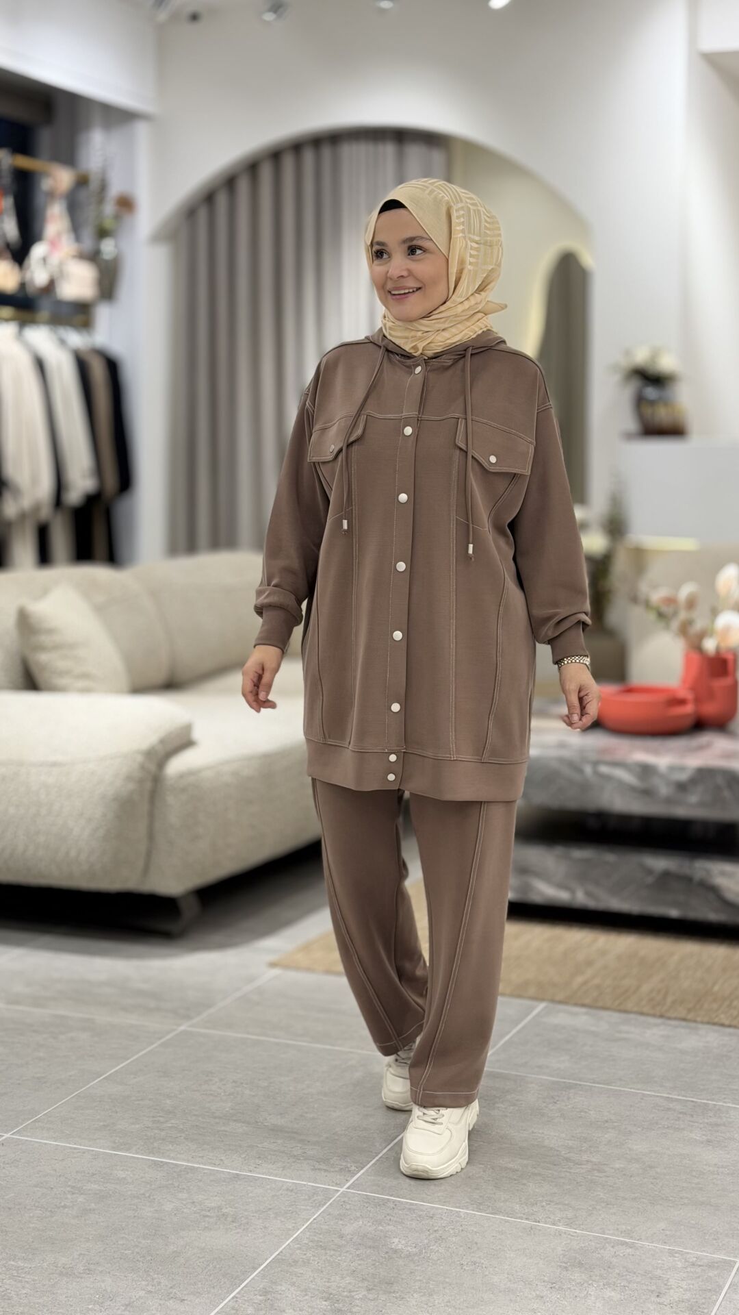 TIĞ TRİKO OYSHO SPOR DİKİŞLİ TAKIM KAHVE