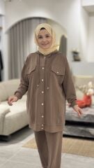 TIĞ TRİKO OYSHO SPOR DİKİŞLİ TAKIM KAHVE