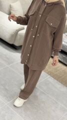 TIĞ TRİKO OYSHO SPOR DİKİŞLİ TAKIM KAHVE