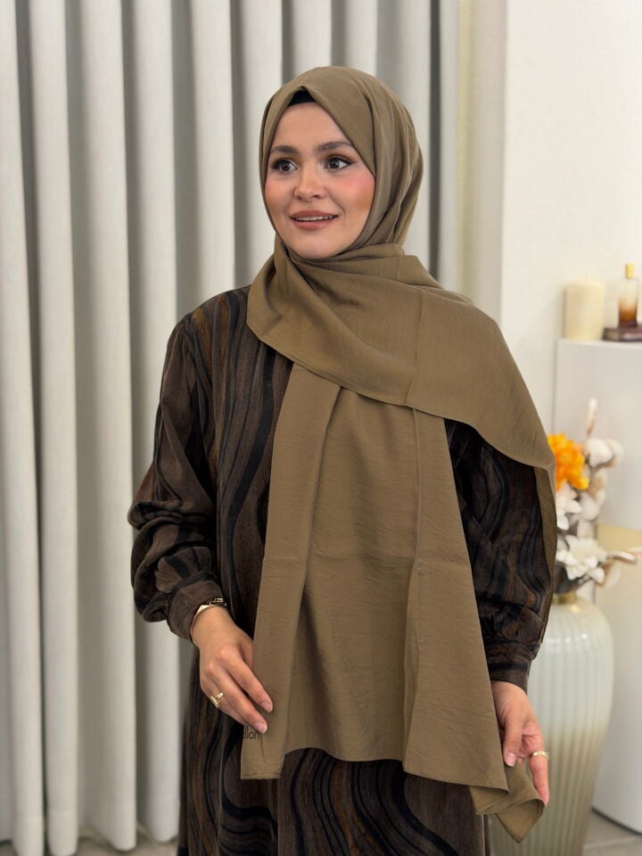 BENETTON VİSCON ŞAL KOLEKSİYONU TOPRAK