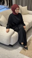 TIĞ TRİKO OYSHO KUMAŞ PİLE DETAYLI CEKET TAKIM SİYAH