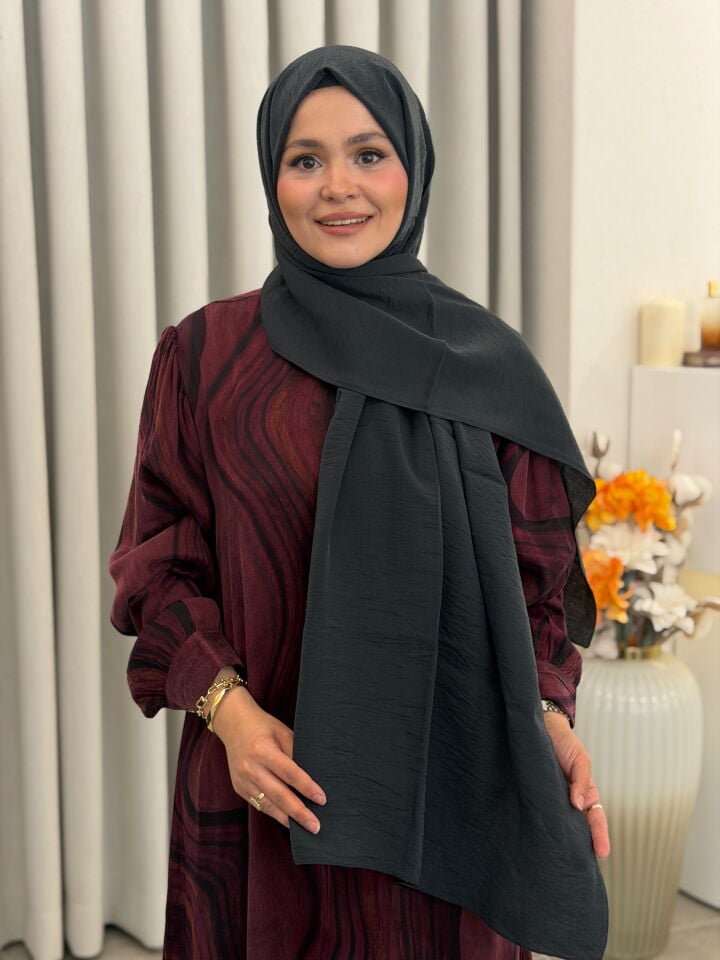 BENETTON VİSCON ŞAL KOLEKSİYONU SİYAH