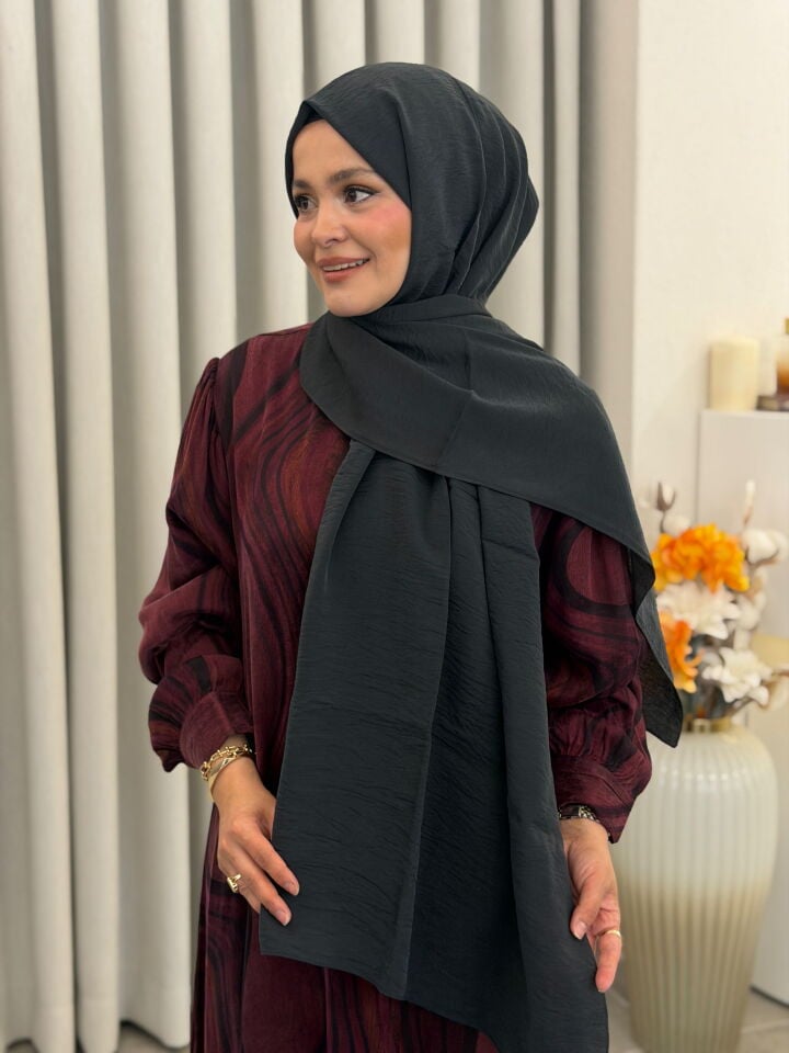 BENETTON VİSCON ŞAL KOLEKSİYONU SİYAH