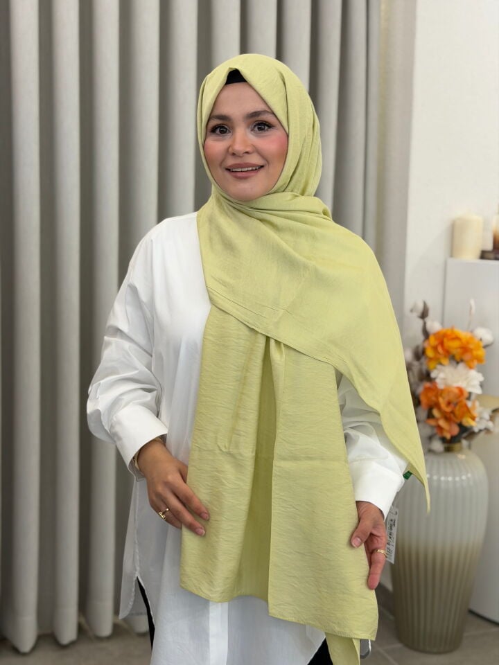 BENETTON VİSCON ŞAL KOLEKSİYONU TEREYAĞ