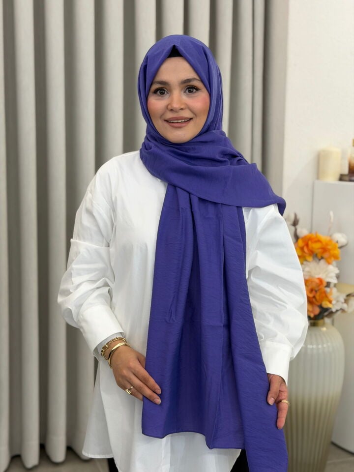 BENETTON VİSCON ŞAL KOLEKSİYONU MOR