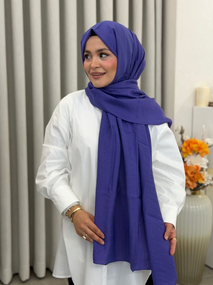 BENETTON VİSCON ŞAL KOLEKSİYONU MOR