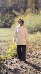 TIĞ TRİKO SÜET İÇİ KÜRKLÜ KABAN