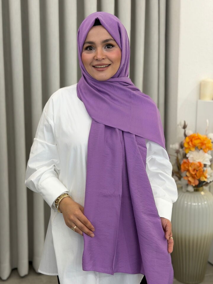 BENETTON VİSCON ŞAL KOLEKSİYONU LEYLAK
