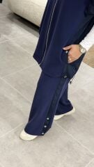 TIĞ TRİKO OYSHO KUMAŞ YELEKLİ TAKIM LACİVERT