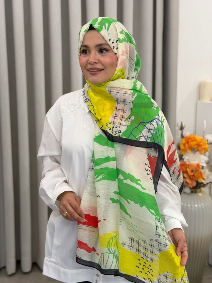 BENETTON VİSCON ŞAL KOLEKSİYONU SİYAH
