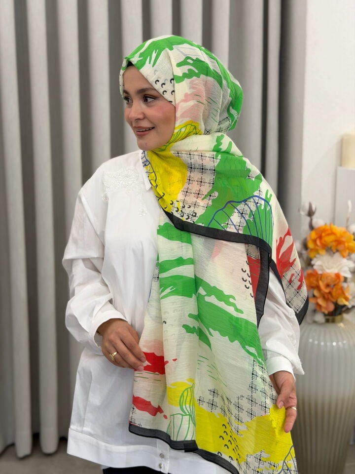 BENETTON VİSCON ŞAL KOLEKSİYONU SİYAH
