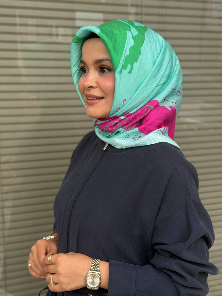 BENETTON VİSCON SIENA EŞARP MİNT