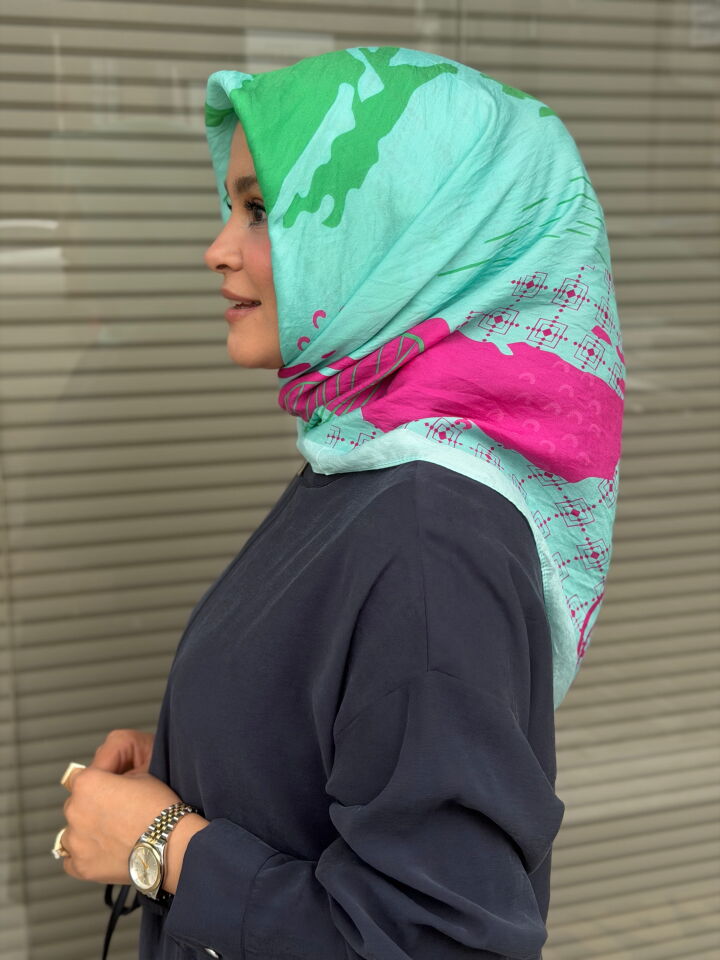 BENETTON VİSCON SIENA EŞARP MİNT