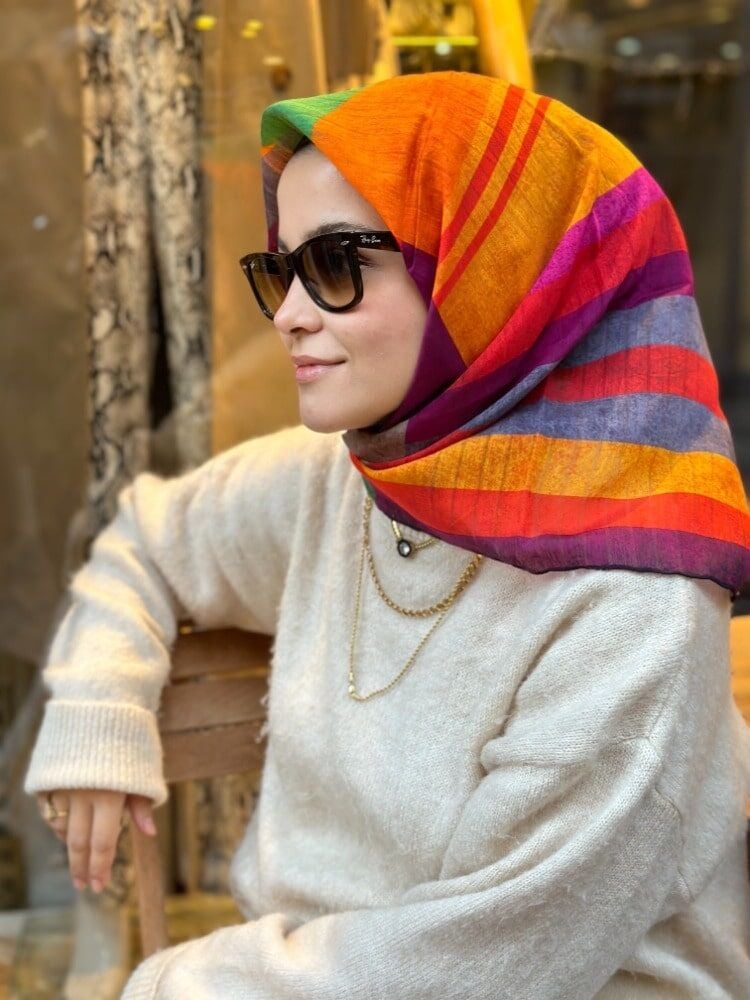 LA BOUTİQUE YAZ SERİNLİĞİ EŞARP 90X90