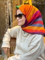 LA BOUTİQUE YAZ SERİNLİĞİ EŞARP 90X90