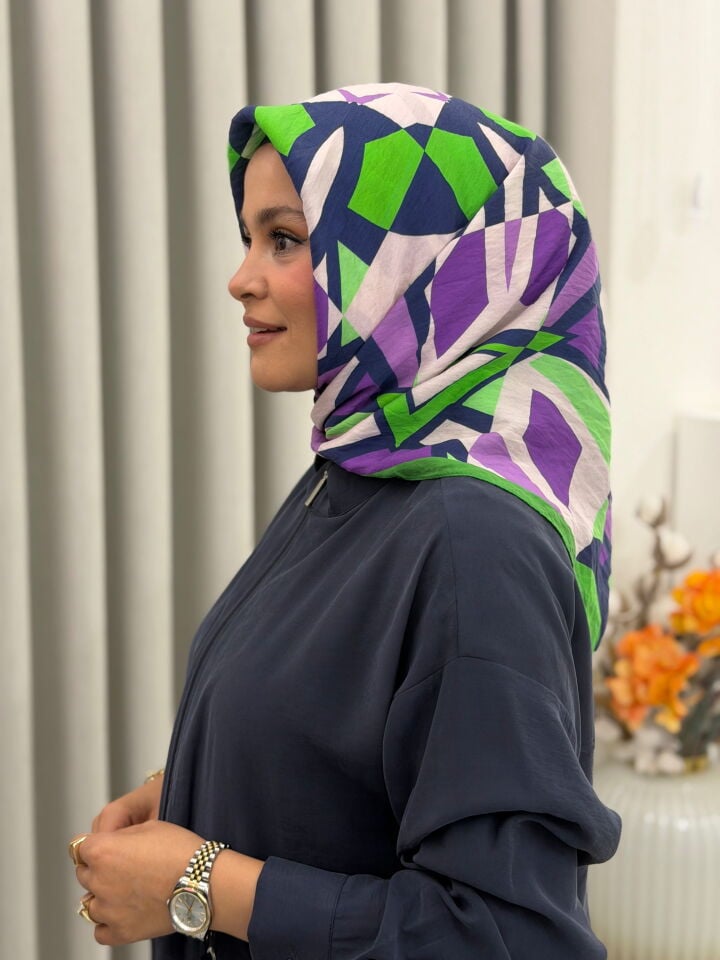 BENETTON VİSCON SIENA EŞARP YEŞİL