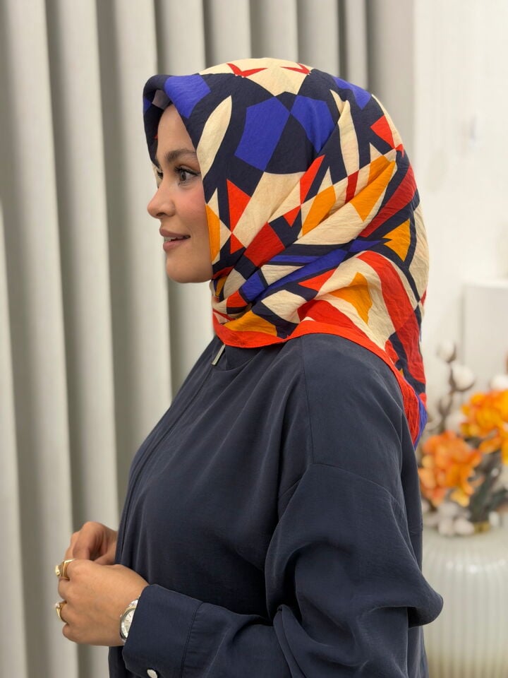 BENETTON VİSCON SIENA EŞARP KİREMİT