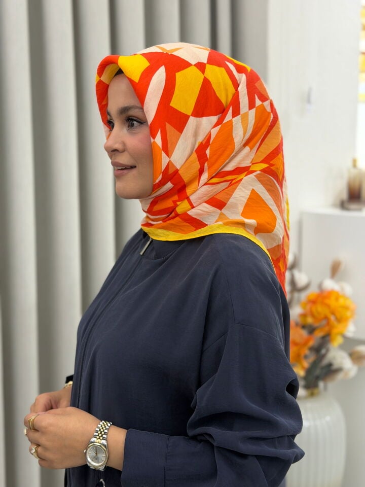 BENETTON VİSCON SIENA EŞARP SARI