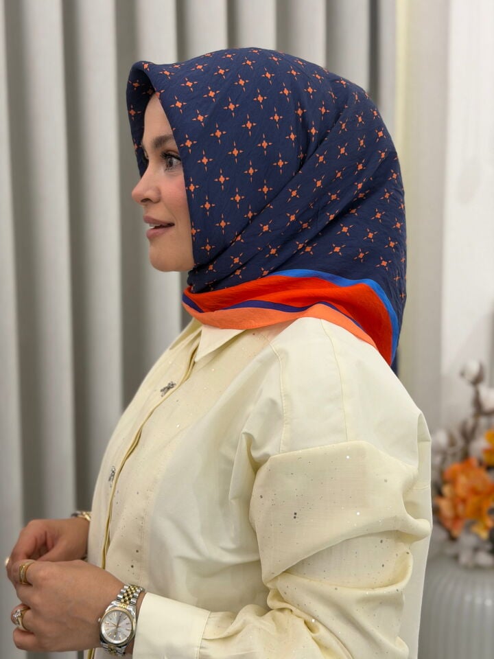 BENETTON VİSCON SIENA EŞARP LACİVERT