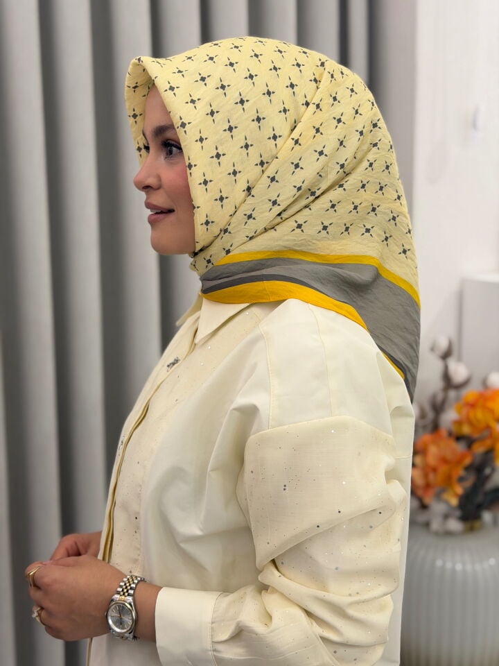 BENETTON VİSCON SIENA EŞARP SARI