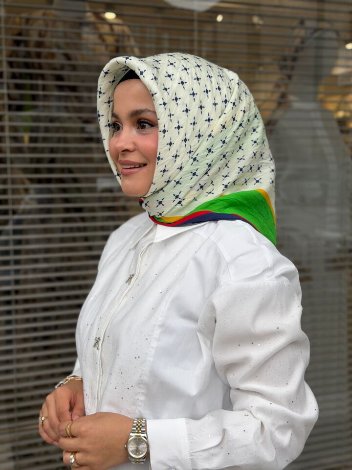 BENETTON VİSCON SIENA EŞARP AÇIK YEŞİL