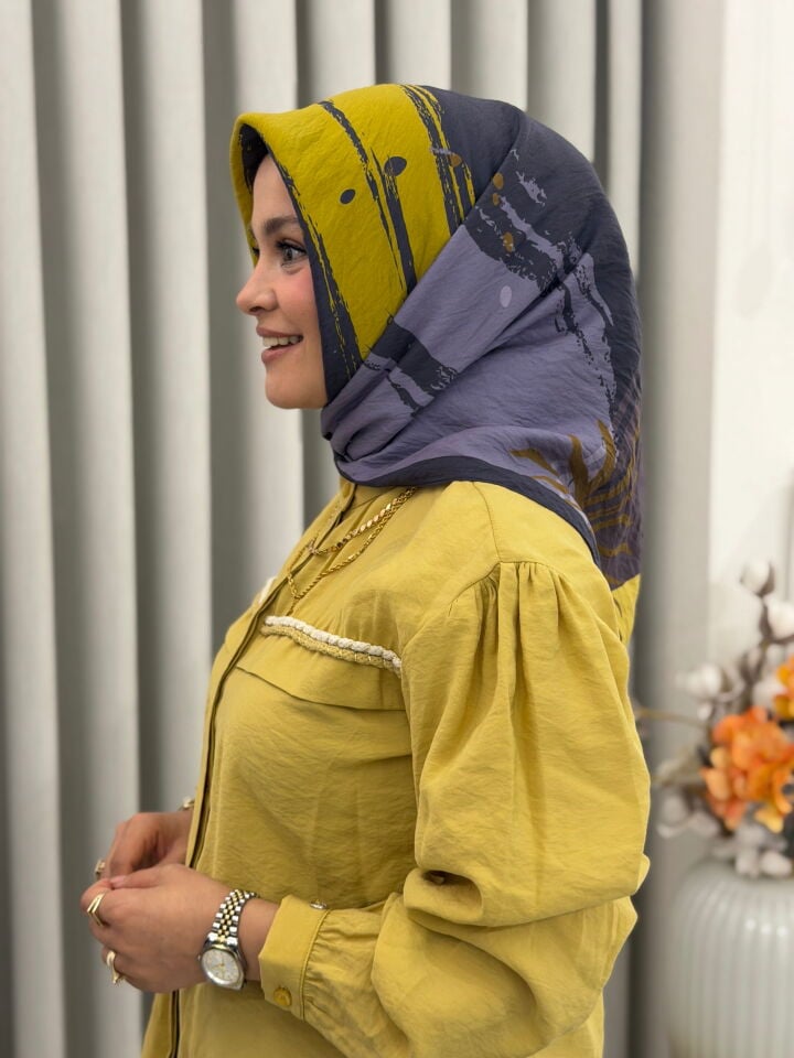 BENETTON VİSCON SIENA EŞARP FÜME
