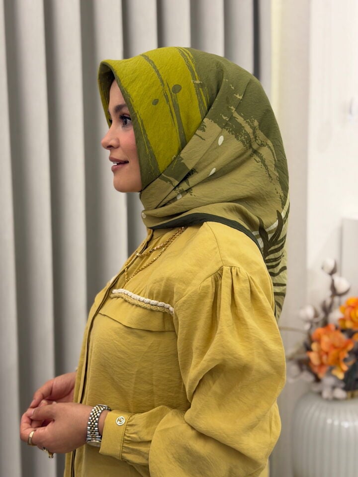 BENETTON VİSCON SIENA EŞARP HAKİ
