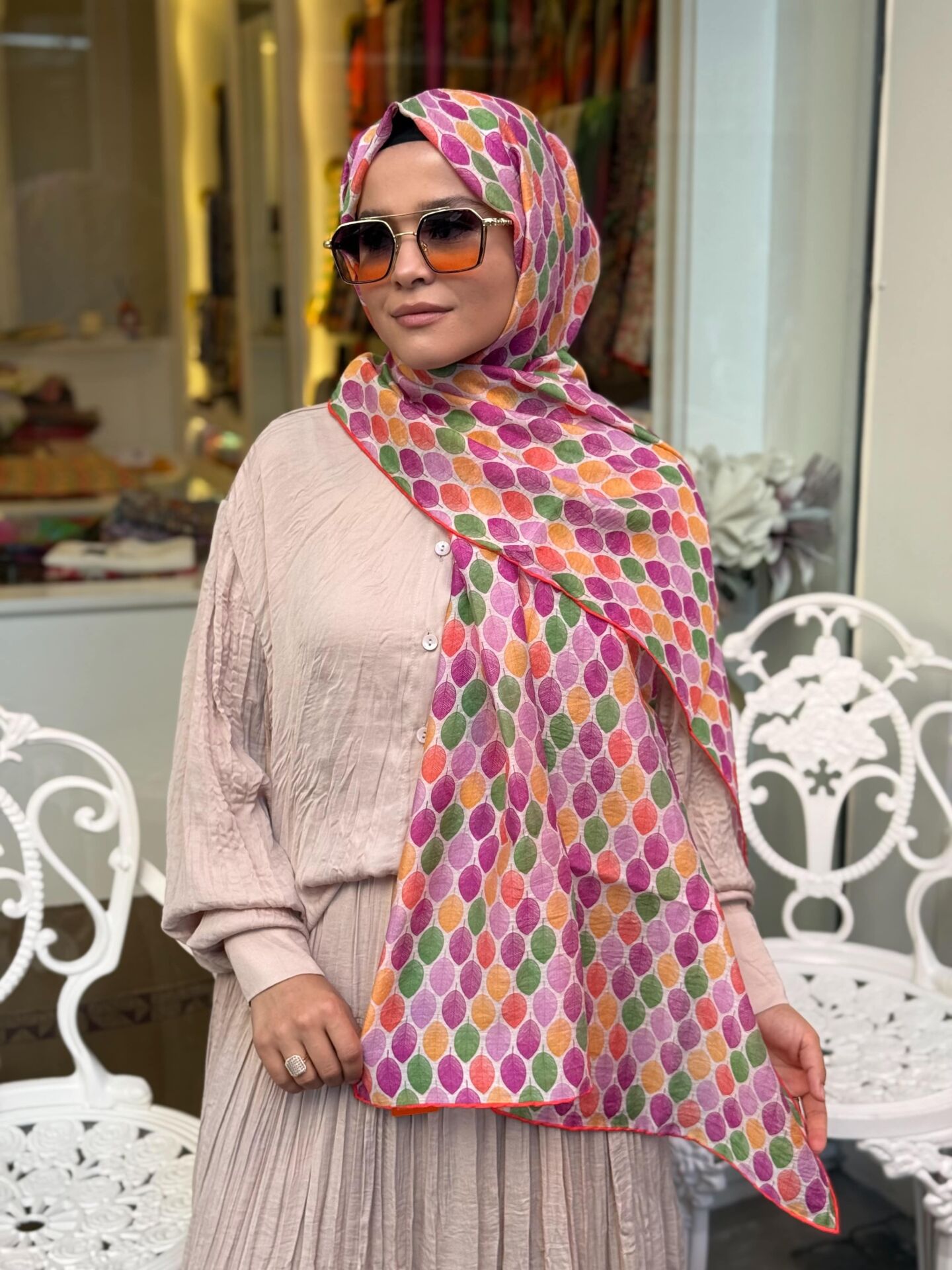 LA BOUTİQUE YAZ SERİNLİĞİ ŞAL 70X190