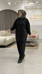 TIĞ TRİKO OYSHO SPOR DİKİŞLİ TAKIM SİYAH