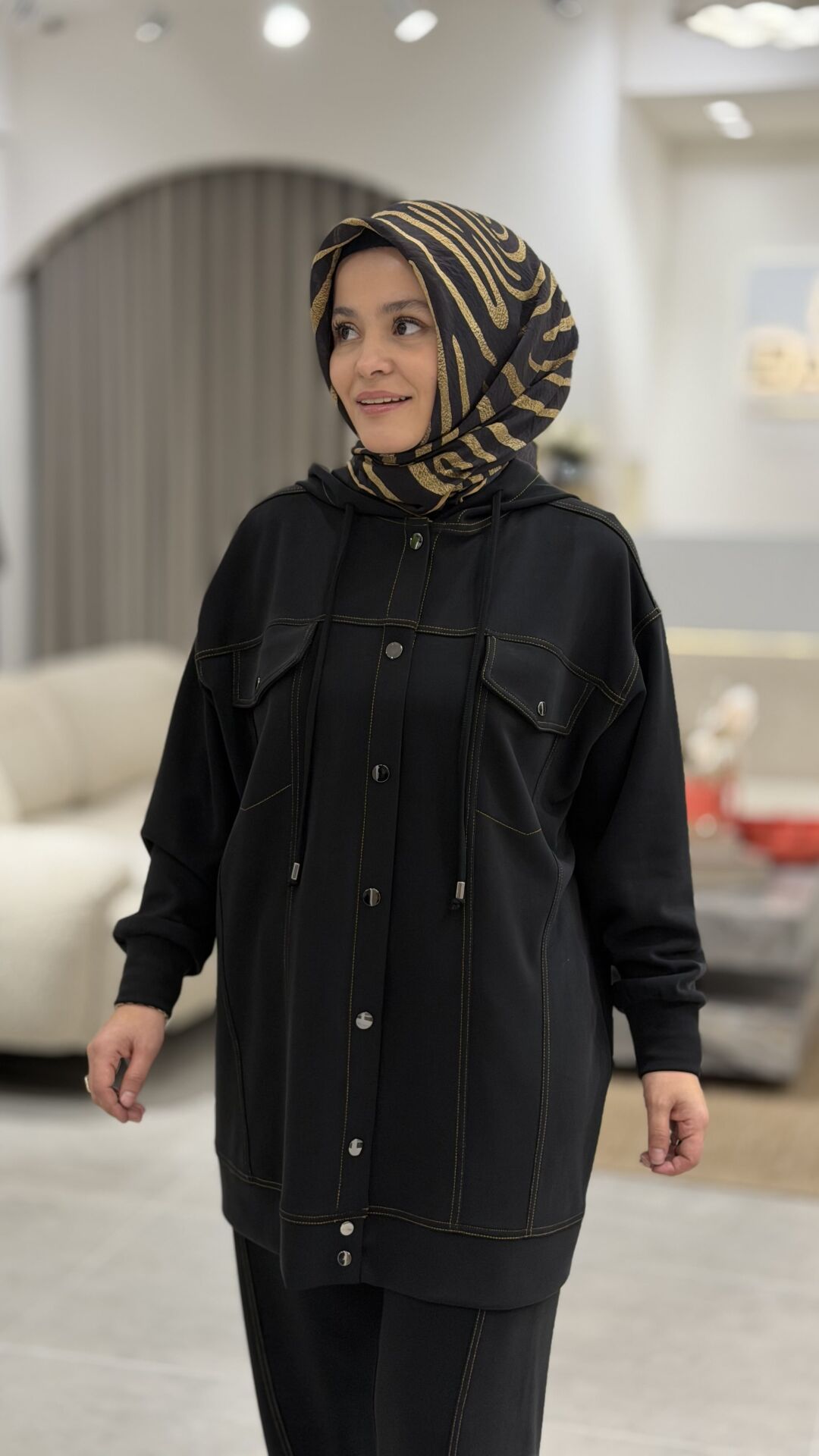 TIĞ TRİKO OYSHO SPOR DİKİŞLİ TAKIM SİYAH