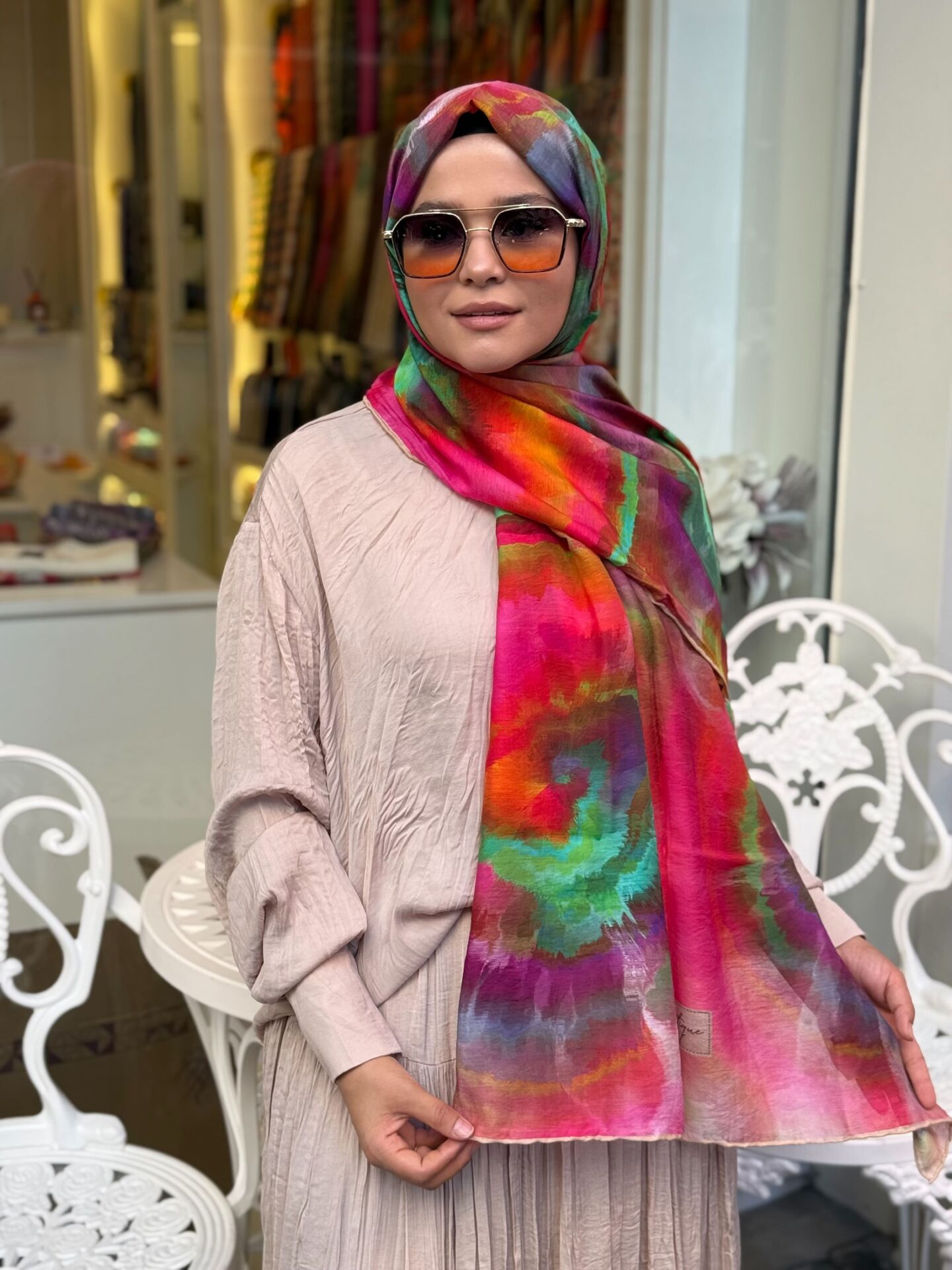 LA BOUTİQUE YAZ SERİNLİĞİ ŞAL 70X190