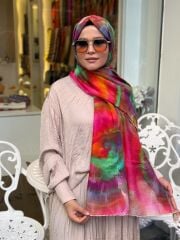 LA BOUTİQUE YAZ SERİNLİĞİ ŞAL 70X190