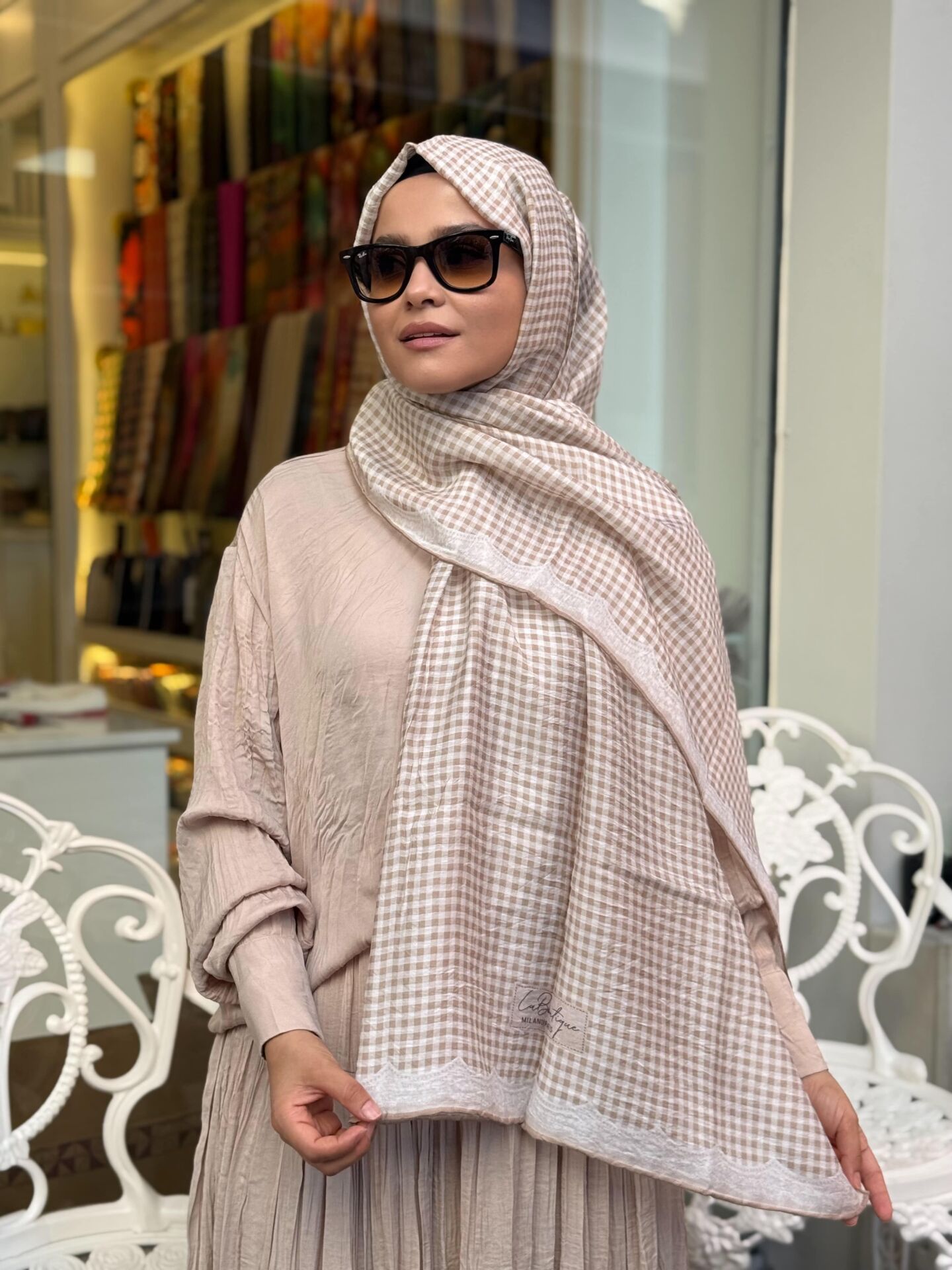 LA BOUTİQUE YAZ SERİNLİĞİ ŞAL 70X190